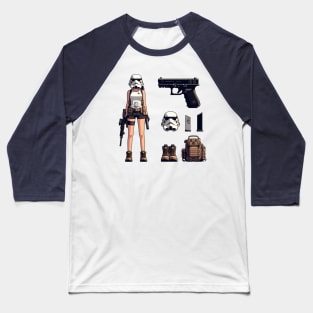 Tactical Gear Fusion Tee: Where Fashion Meets Urban Warfare Baseball T-Shirt